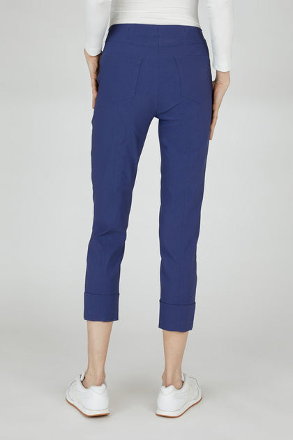 ROBELL BELLA 09 Ankle Length 7/8 Cuff Trouser - 68 French Navy