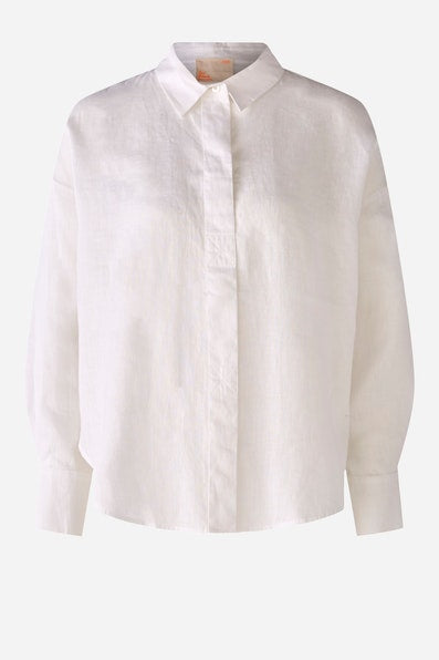 OUI 78867 Linen Shirt - Optic White