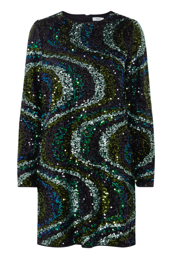 BY SAMIO Sequin Dress - Black Mix