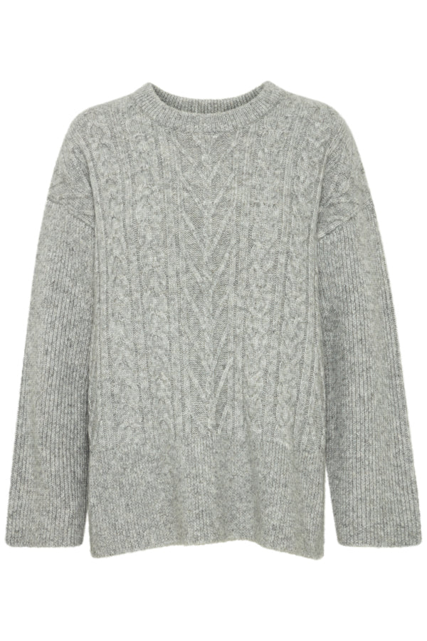 BY NELLO Cable Jumper - Mid Grey