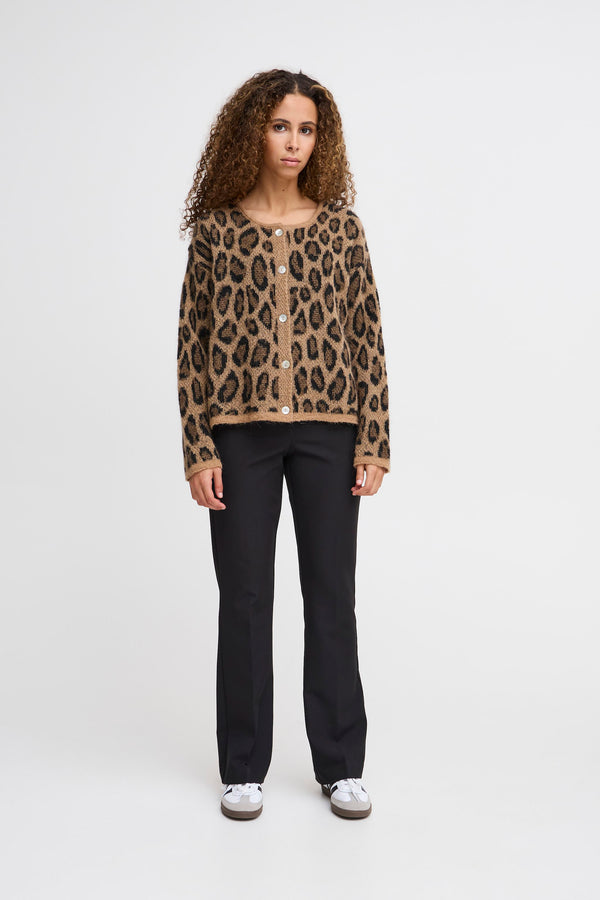 IX CLEO Leopard Cardigan - Leopard Print