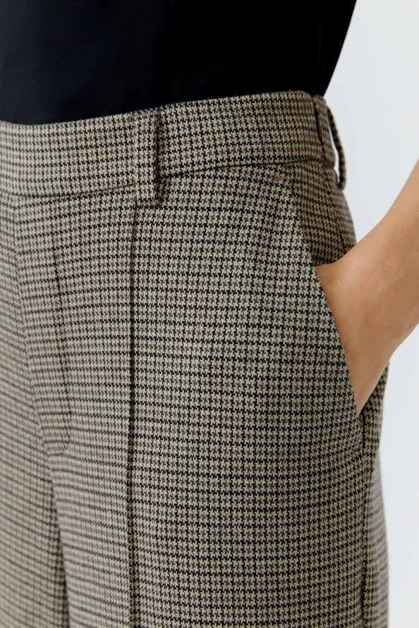 OUI 94443 Wide Houndstooth - Light Stone