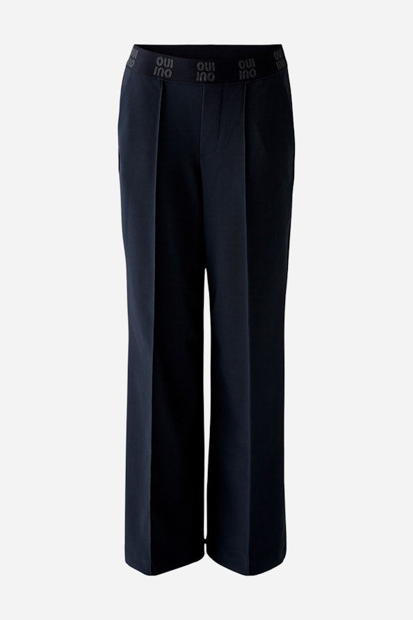 OUI 91737 Wide Leg Fit - Navy