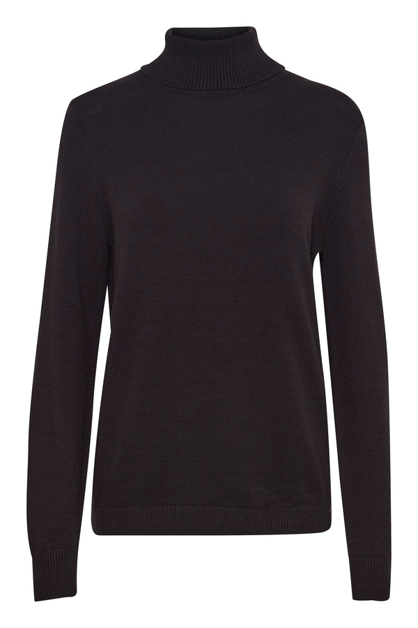 BY MANINA Roll Neck - Black