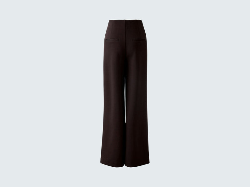 OUI 85737 Wide Trousers - Ganache
