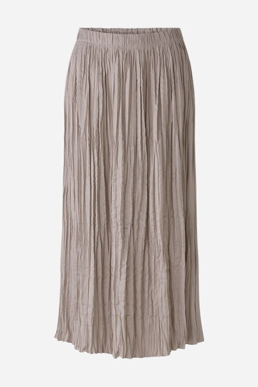 OUI 88975 Rock Maxi Skirt - Stormy Taupe