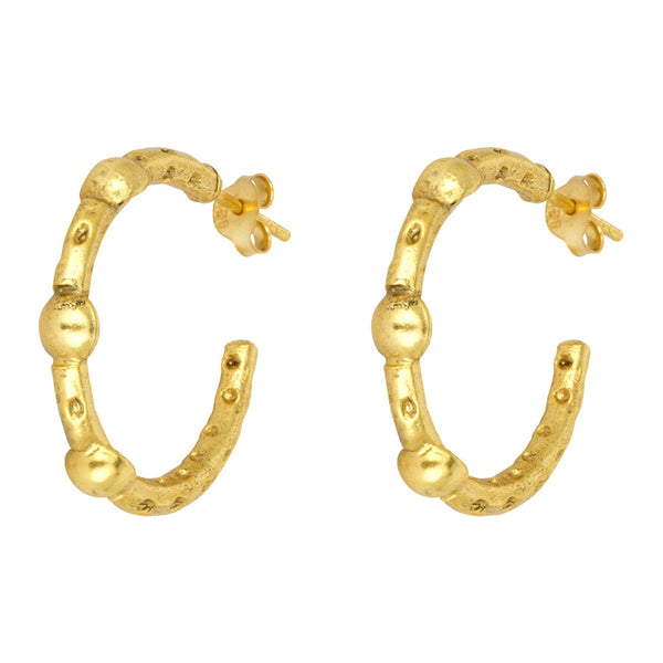 ASHIANA Mini Cruise Hoops - Gold