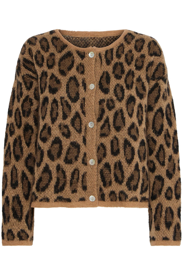 IX CLEO Leopard Cardigan - Leopard Print