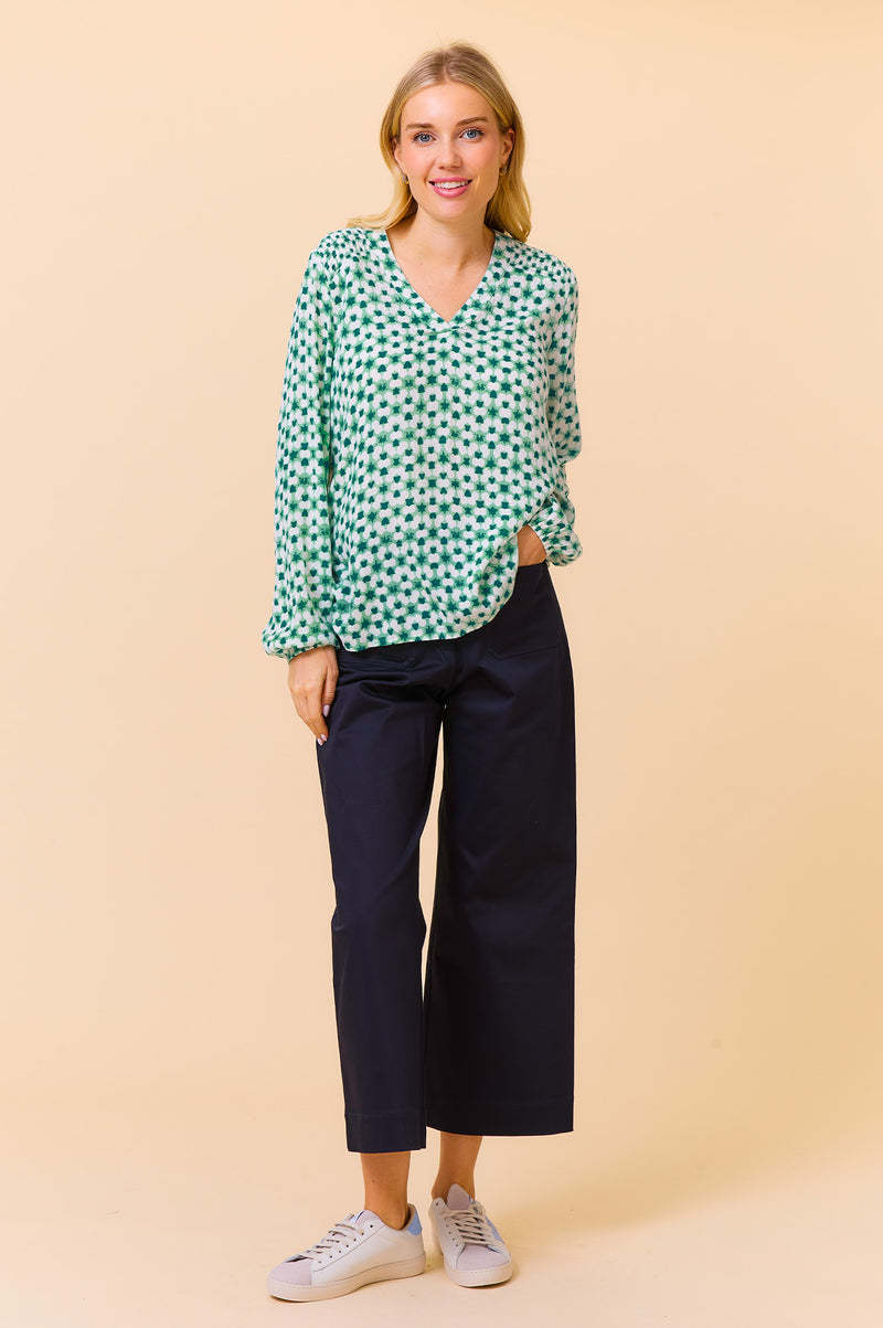 ASPIGA Clea Blouse - Mint White