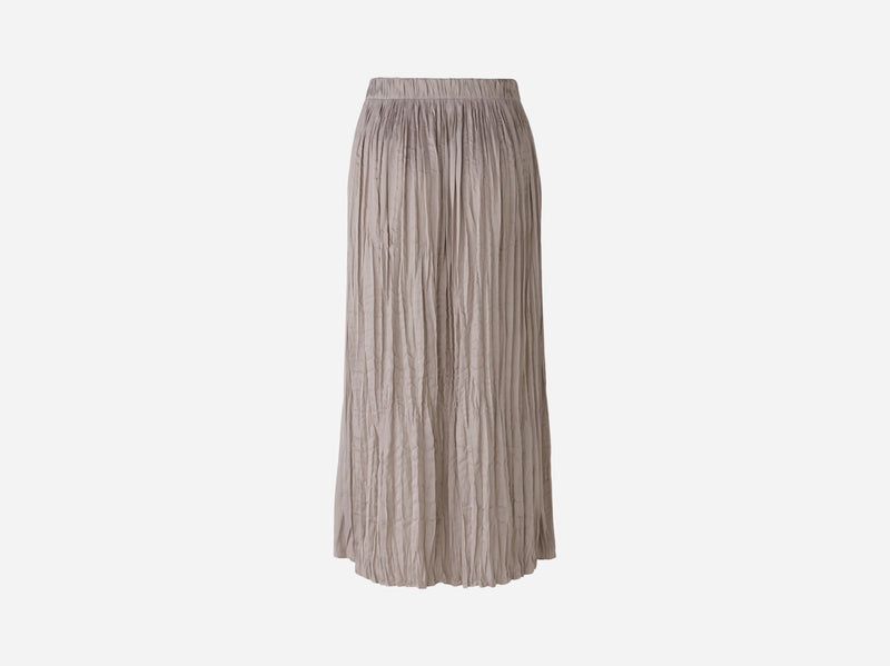 OUI 88975 Rock Maxi Skirt - Stormy Taupe