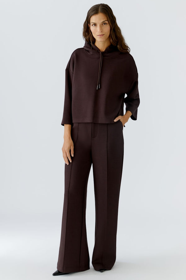 OUI 85737 Wide Trousers - Ganache