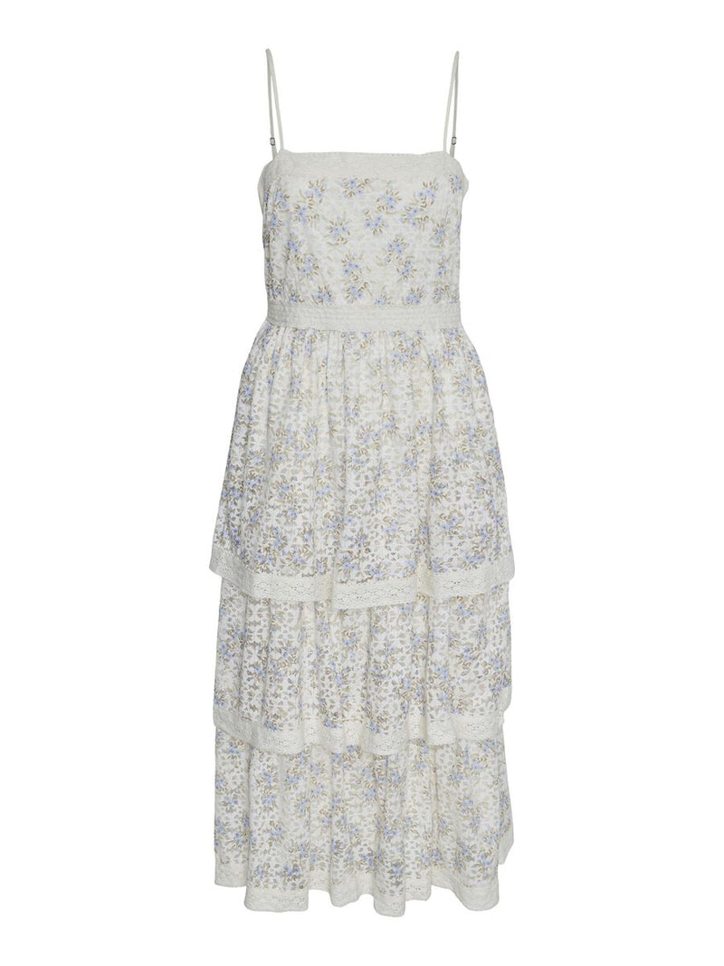 YAS ASTA Midi Dress - Star White