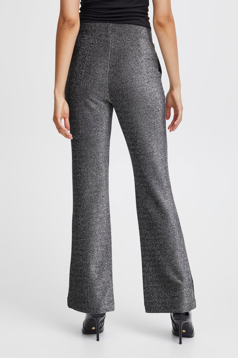 BY TACHA Metalic Trousers - Silver Mix