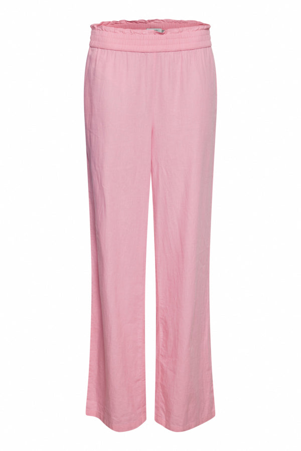 BY FALAKKA Linen Mix Trousers - Begonia Pink