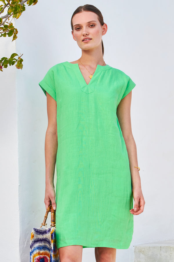 ASPIGA DORI Linen Dress - Green