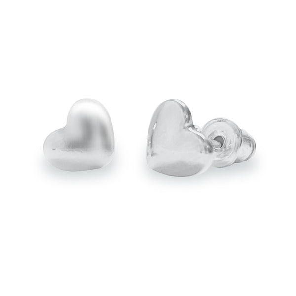 SWAN Boutique - Puffed Heart Stud