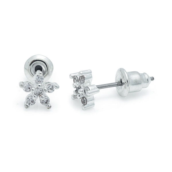 SWAN Boutique - Crystal Mini Moon Star Stud Earrings