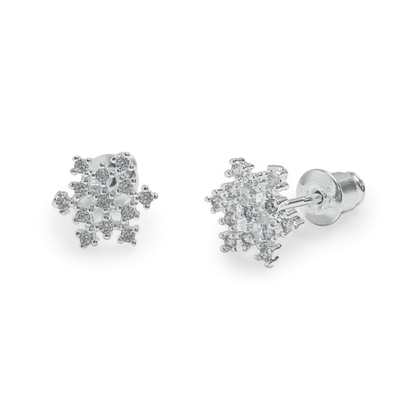 SWAN Boutique - Crystal Snowflake Stud Earring