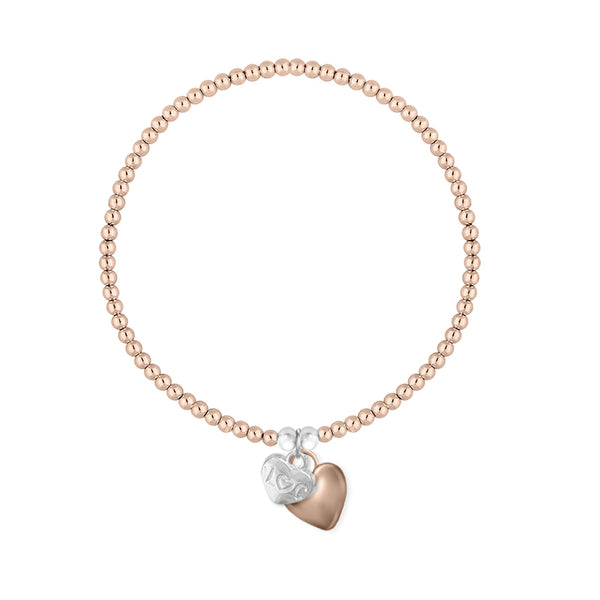 SWAN Boutique - Rose Gold Heart Bracelet