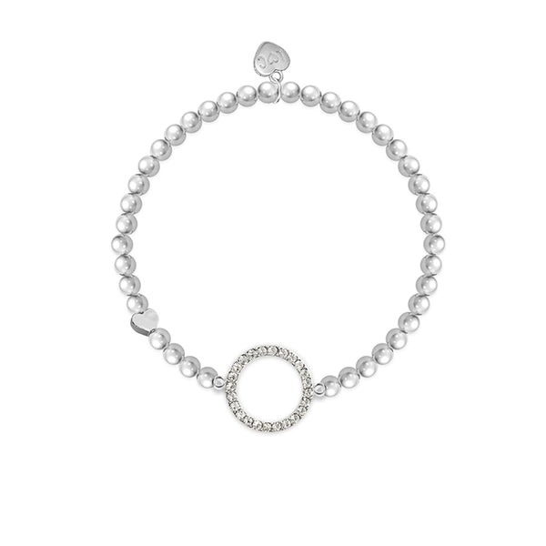 SWAN Boutique - Crystal Encrusted Circle of Life Charm